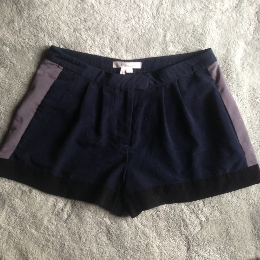 Navy/ Black/ Grey Dress Shorts BCBGeneration